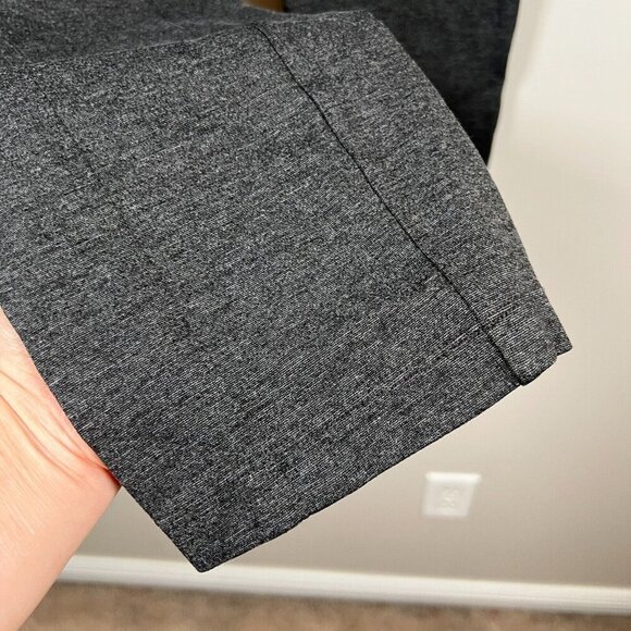 Aritzia Babaton Ilana Ponte Pants Size 2 Gray Stretch Work Career Office Cropped - Picture 8 of 11